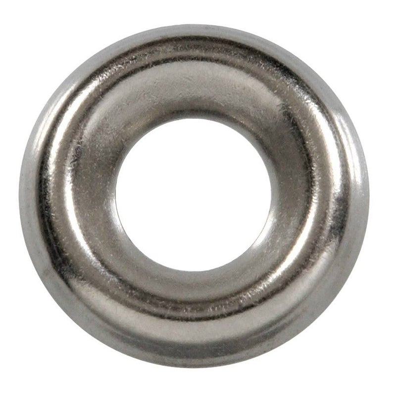 BCP Fasteners 100 Qty #10 Stainless Steel Countersunk Finish Washers | 304 SS Finishing Cup (BCP575) - Image 1